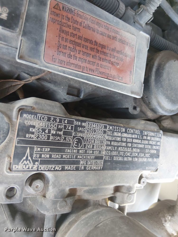 image for item EC3828 2019 Wacker Neuson ET90 mini excavator