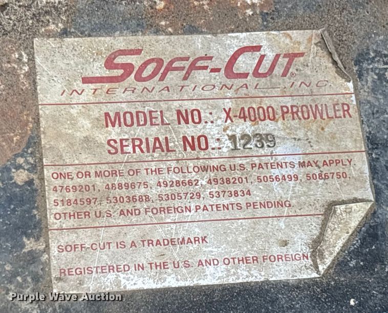 image for item EC3838 Husqvarna X-4000 Soft-Cut concrete saw