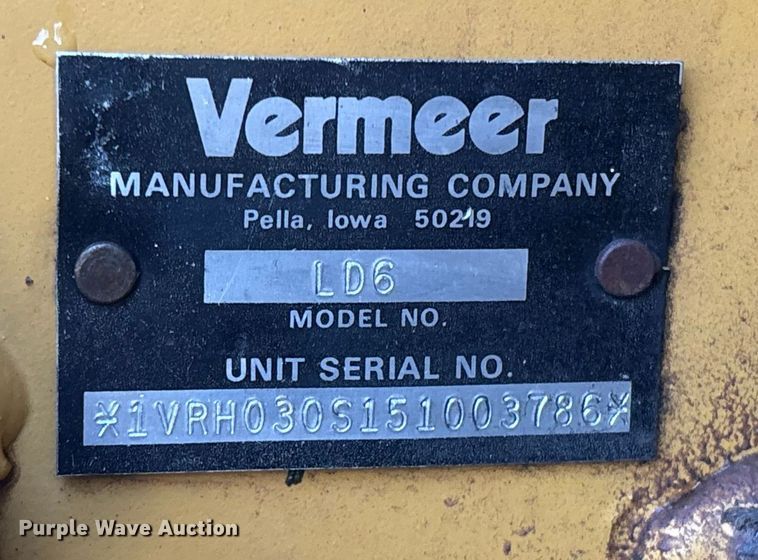 image for item EC3844 2005 Vermeer LM42 trencher