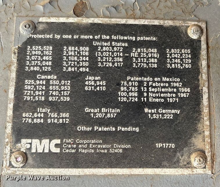 image for item EC4410 1976 Link-Belt LS 518 crane