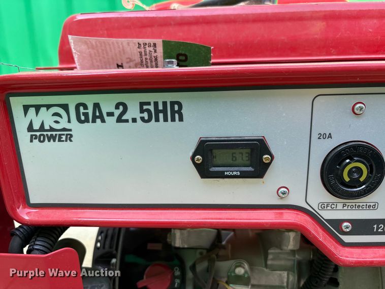 image for item EC4433 (3) Multiquip GA-2.5HR generators