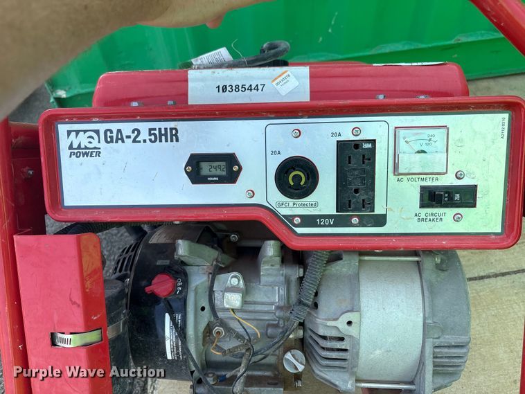 image for item EC4433 (3) Multiquip GA-2.5HR generators