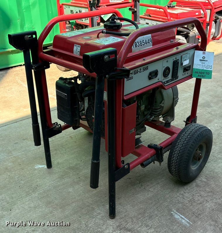 image for item EC4435 (3) Multiquip GA-2.5HR generators