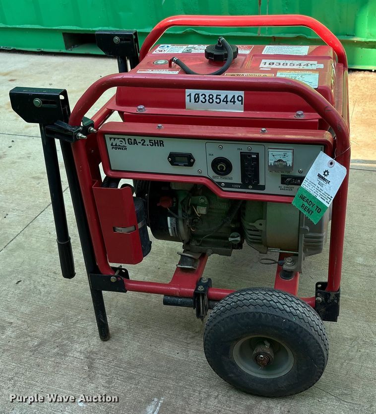 image for item EC4435 (3) Multiquip GA-2.5HR generators