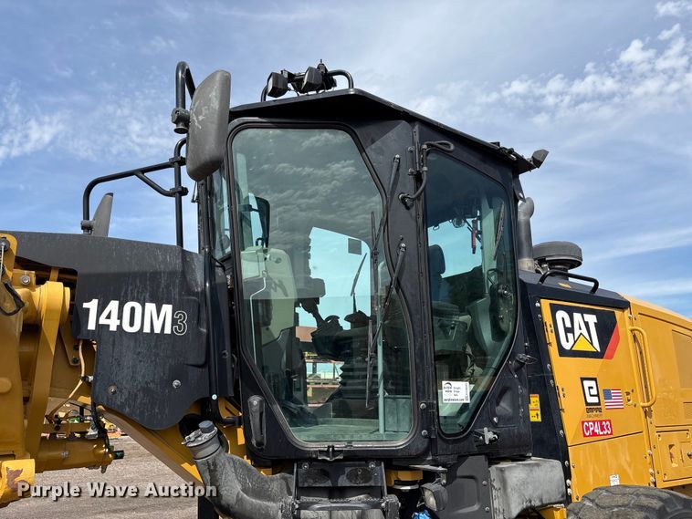image for item EC8005 2019 Caterpillar 140M3 motor grader