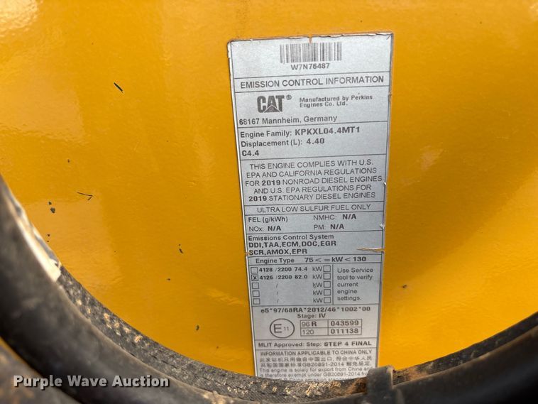 image for item EC8006 2020 Caterpillar 420F2 backhoe