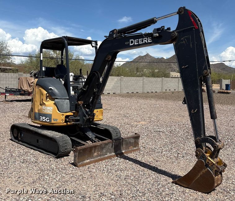 EXCAVADORA 2015 JOHN DEERE 35G