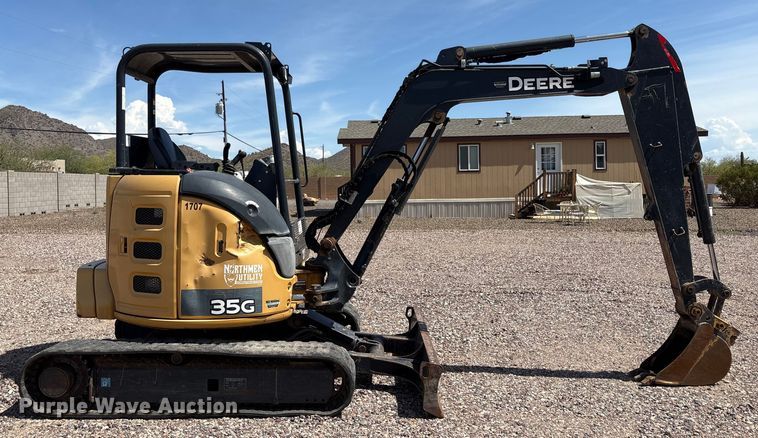 EXCAVADORA 2015 JOHN DEERE 35G