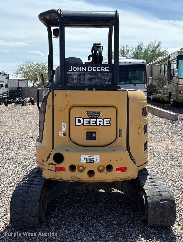 image for item EC8007 2015 John Deere 35G mini excavator