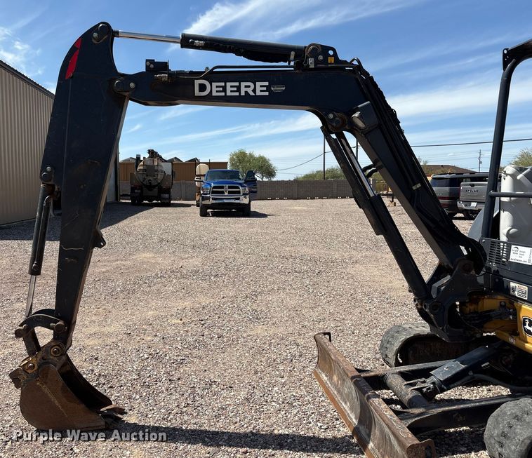 image for item EC8007 2015 John Deere 35G mini excavator