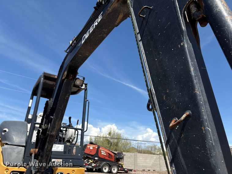 image for item EC8007 2015 John Deere 35G mini excavator