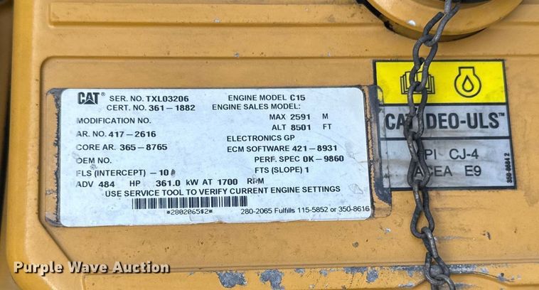 image for item ED1521 2013 Caterpillar 740B articulated haul truck