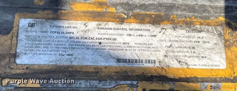 image for item ED1523 2012 Caterpillar 740B articulated haul truck