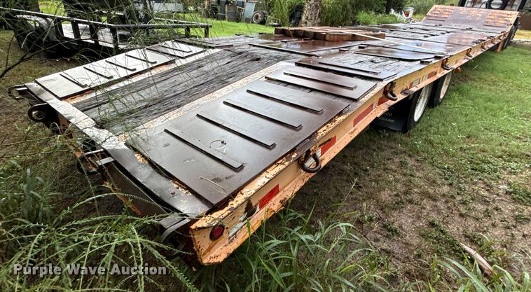 image for item ED5912 2009 Kaufman drop deck equipment trailer