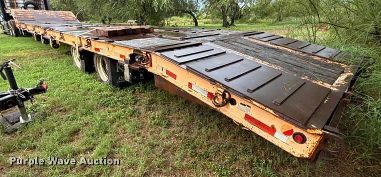 image for item ED5912 2009 Kaufman drop deck equipment trailer