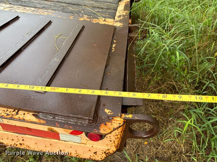 image for item ED5912 2009 Kaufman drop deck equipment trailer