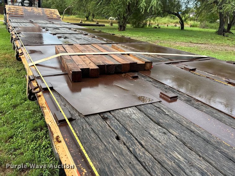 image for item ED5912 2009 Kaufman drop deck equipment trailer