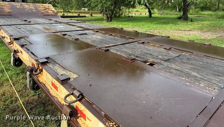 image for item ED5912 2009 Kaufman drop deck equipment trailer