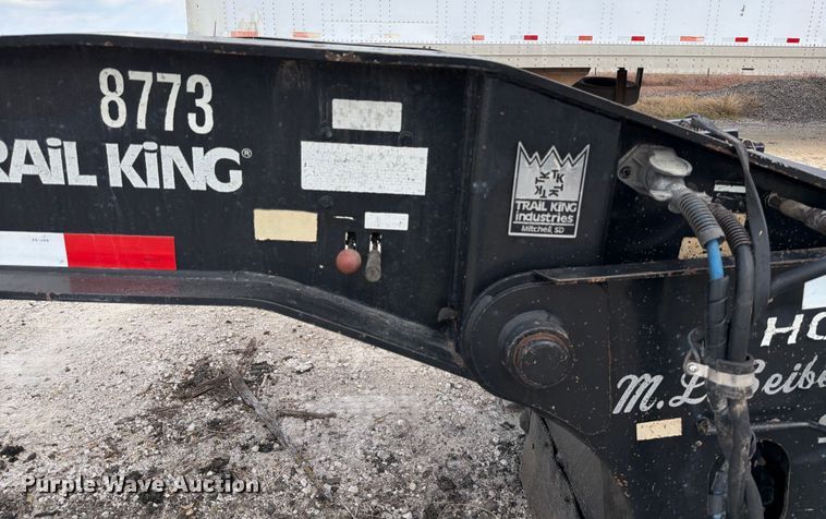 image for item ED5922 2005 Trail King TK70RG-502 lowboy equipment trailer