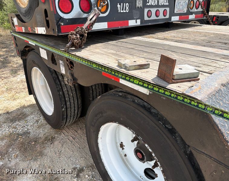 image for item ED5922 2005 Trail King TK70RG-502 lowboy equipment trailer