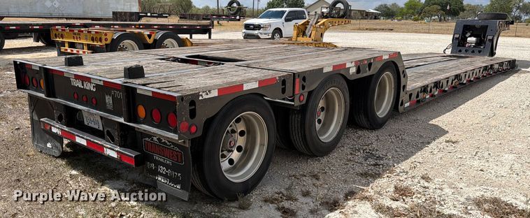 image for item ED5923 2011 Trail King TK70HG-492 lowboy equipment trailer