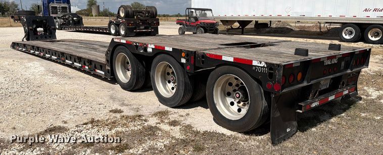 image for item ED5923 2011 Trail King TK70HG-492 lowboy equipment trailer