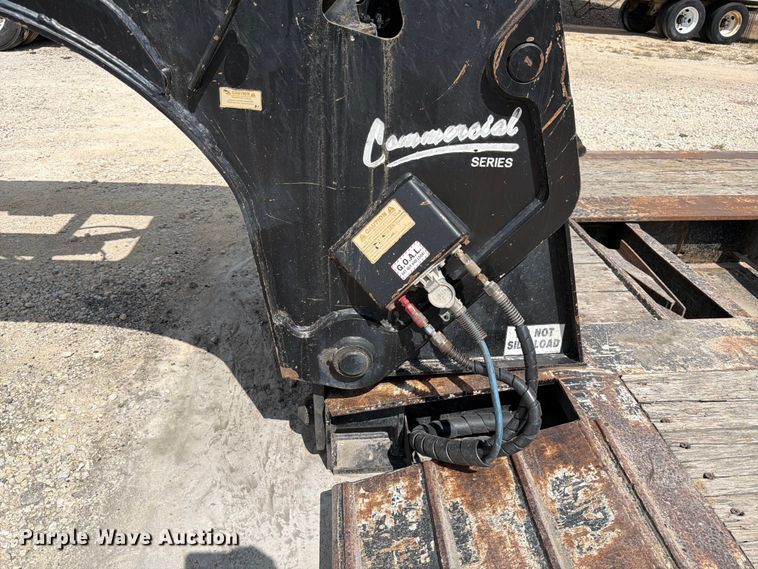 image for item ED5923 2011 Trail King TK70HG-492 lowboy equipment trailer