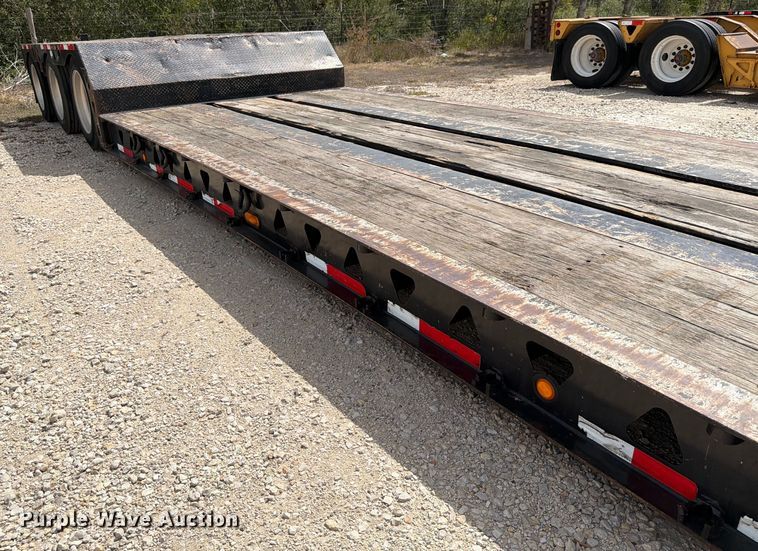 image for item ED5923 2011 Trail King TK70HG-492 lowboy equipment trailer