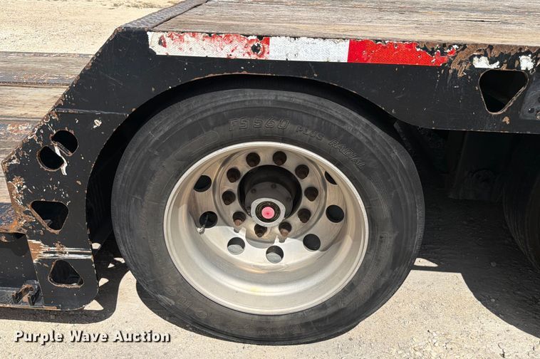 image for item ED5923 2011 Trail King TK70HG-492 lowboy equipment trailer