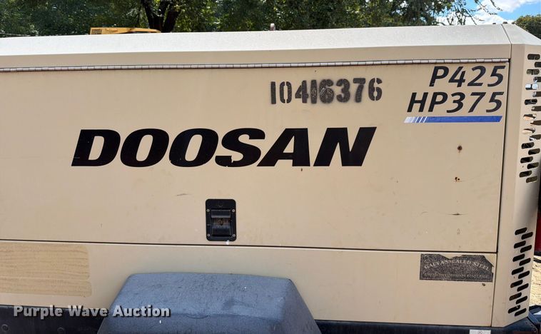 image for item ED5929 2015 Doosan P425/HP375WCU-T4I air compressor