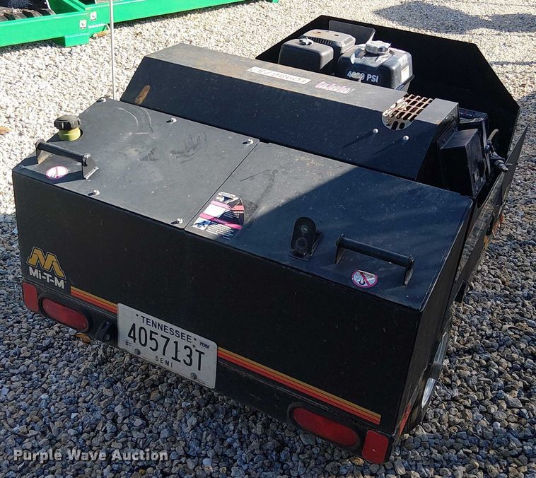 image for item EF0980 2023 MI-T-M HMT-4004-0MGH pressure washer trailer