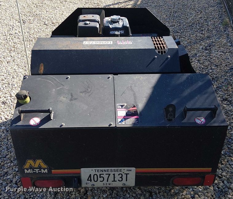 image for item EF0980 2023 MI-T-M HMT-4004-0MGH pressure washer trailer