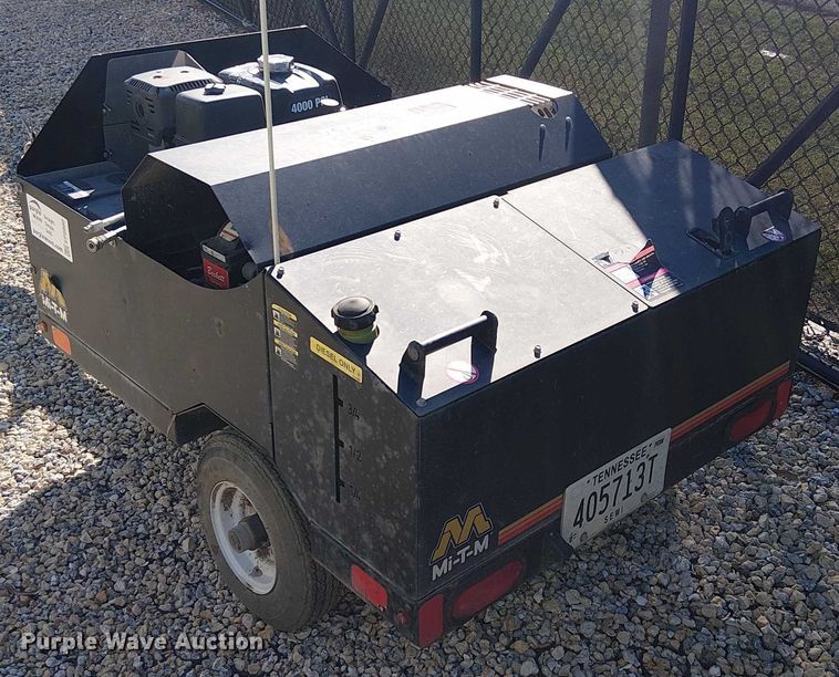 image for item EF0980 2023 MI-T-M HMT-4004-0MGH pressure washer trailer