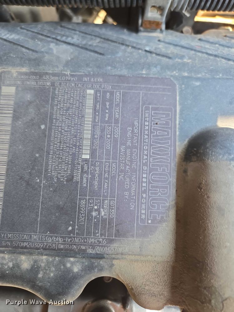 image for item EF1508 2011 International 7500 bucket truck