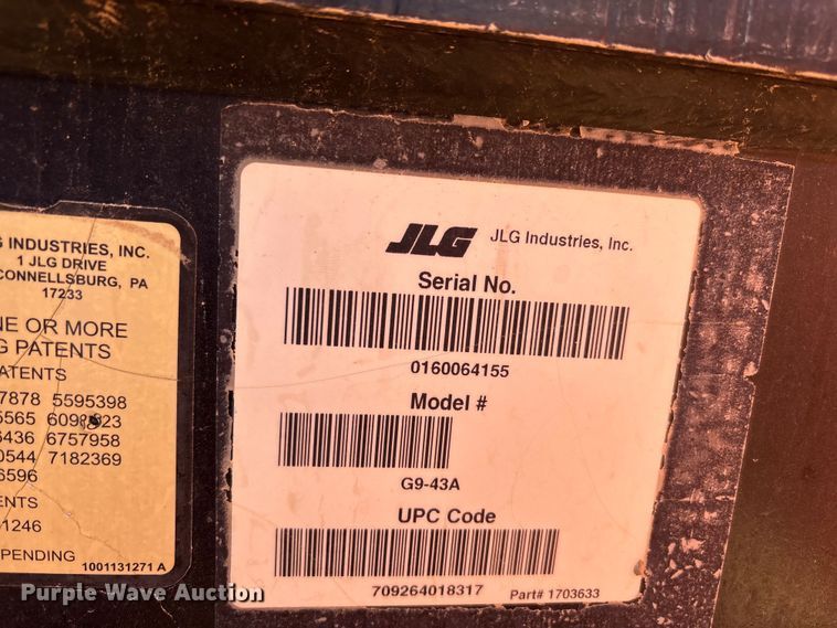 image for item EF5989 2014 JLG G9-43A telehandler