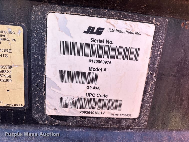 image for item EF5991 2014 JLG G9-43A telehandler