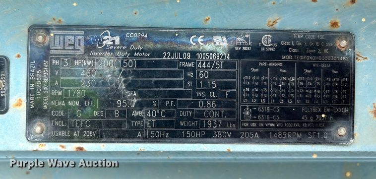 image for item EF6009 Cedarapids twin screw mixer