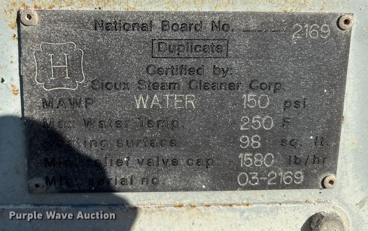 image for item EF6022 Sioux steam cleaner