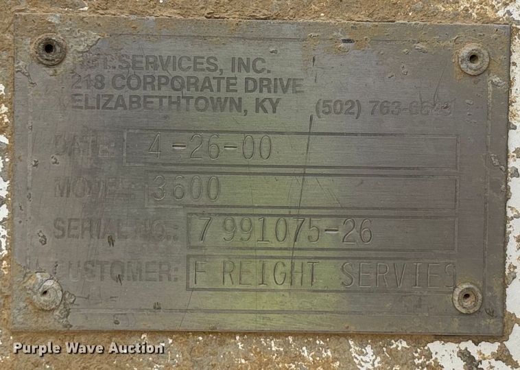 image for item EF6033 RBT Services 3600 mobile conveyor