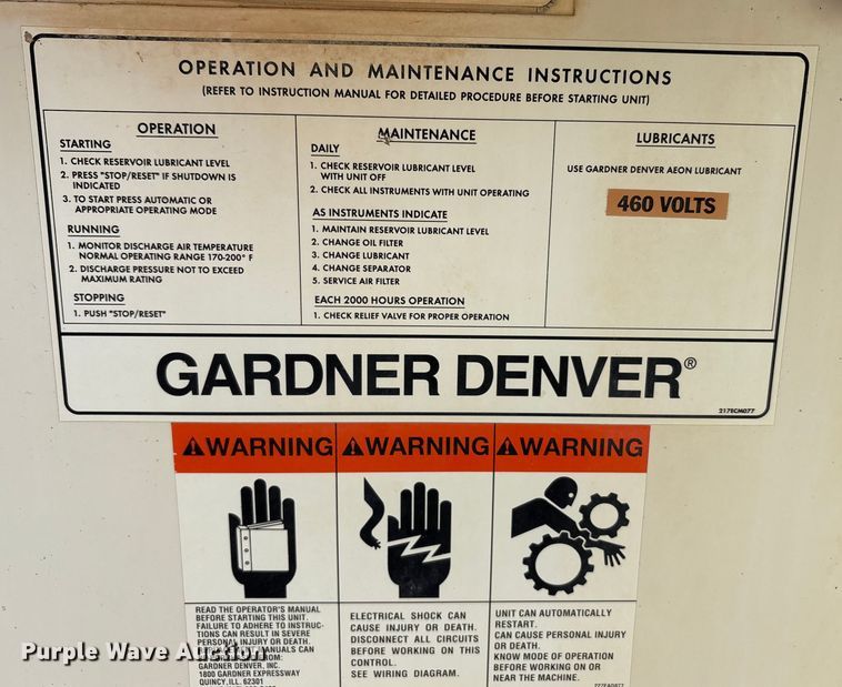 image for item EF6048 Garden Denver ERH99E air compressor