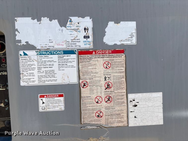 image for item EF6062 2012 Genie S-80X boom lift