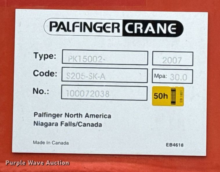 image for item EG5920 2008 International 7500 Crew Cab crane truck