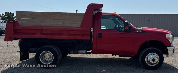 image for item EG6109 2012 Ford F350 Super Duty dump bed pickup truck