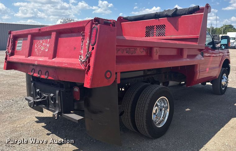 image for item EG6164 2012 Ford F350 Super Duty dump bed pickup truck