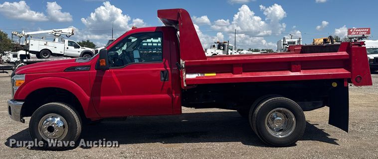 image for item EG6164 2012 Ford F350 Super Duty dump bed pickup truck
