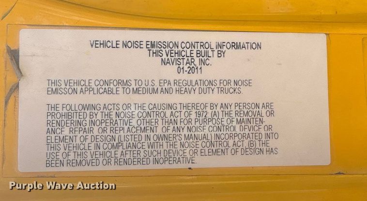 image for item EH7522 2012 International 7400 dump truck