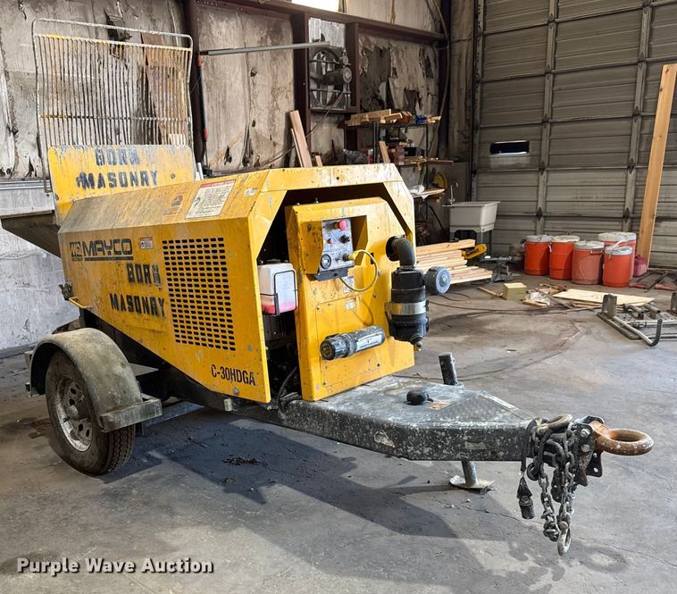 image for item EM8148 Multiquip Mayco C-30HDGA concrete pump