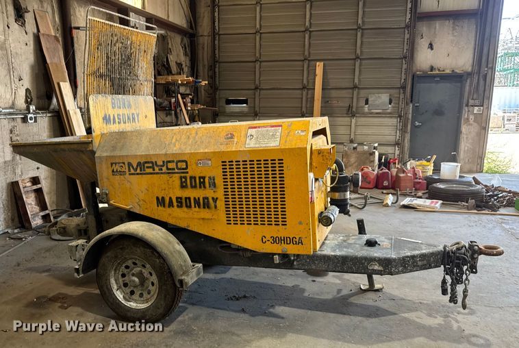 image for item EM8148 Multiquip Mayco C-30HDGA concrete pump