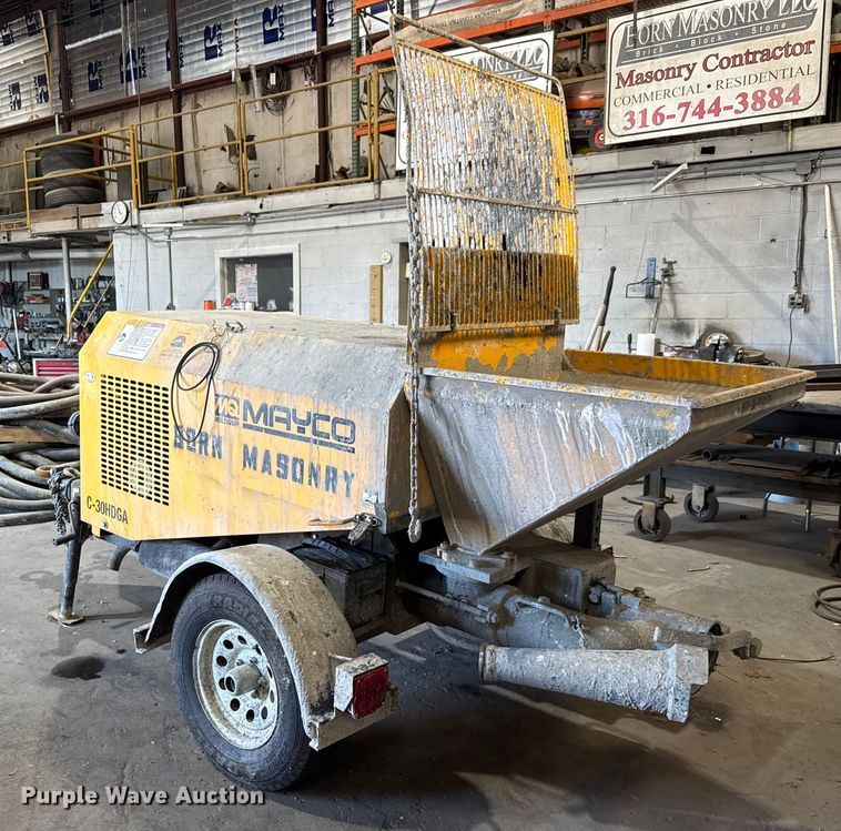 image for item EM8148 Multiquip Mayco C-30HDGA concrete pump