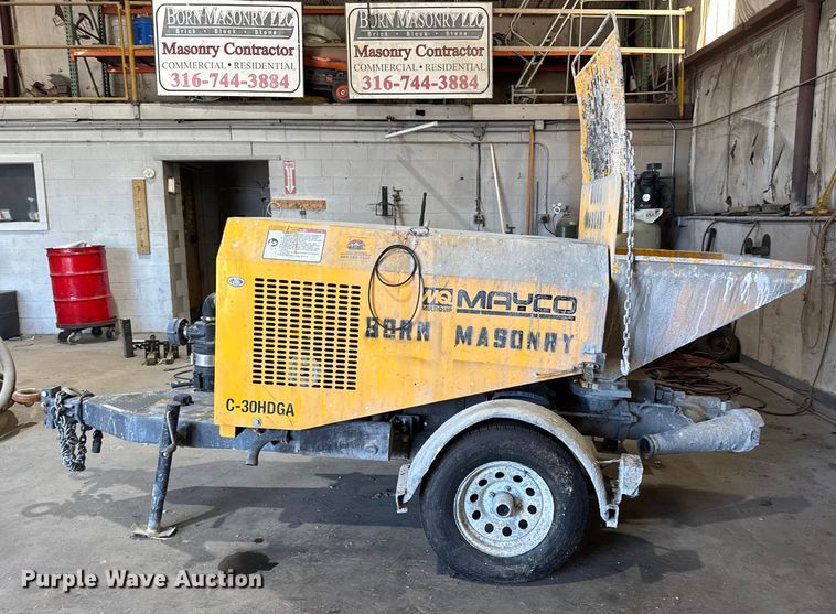 image for item EM8148 Multiquip Mayco C-30HDGA concrete pump